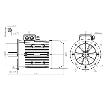 Silnik elektryczny 11,0kW 1400 obr/min. 160B5